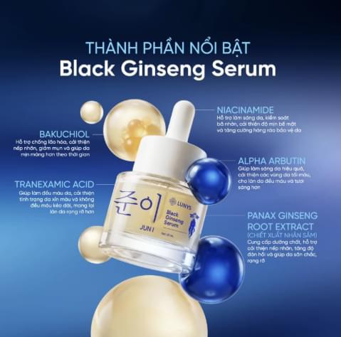 Black Ginseng Serum Brightens Tone Fades Spots And Acne Marks And Smoothes The Skin.