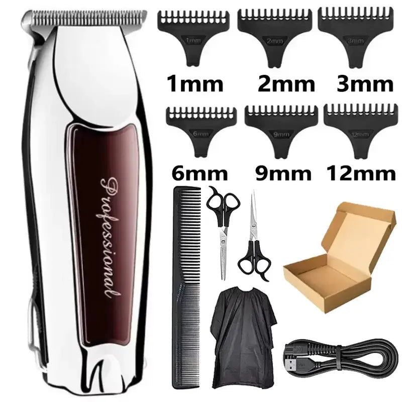 Hair Clipper Hair Trimmer Hair Clipper Professional Barber Trimmer Electric Shaver Hair Cutting Machine Rechargeable Trimmer Men.
