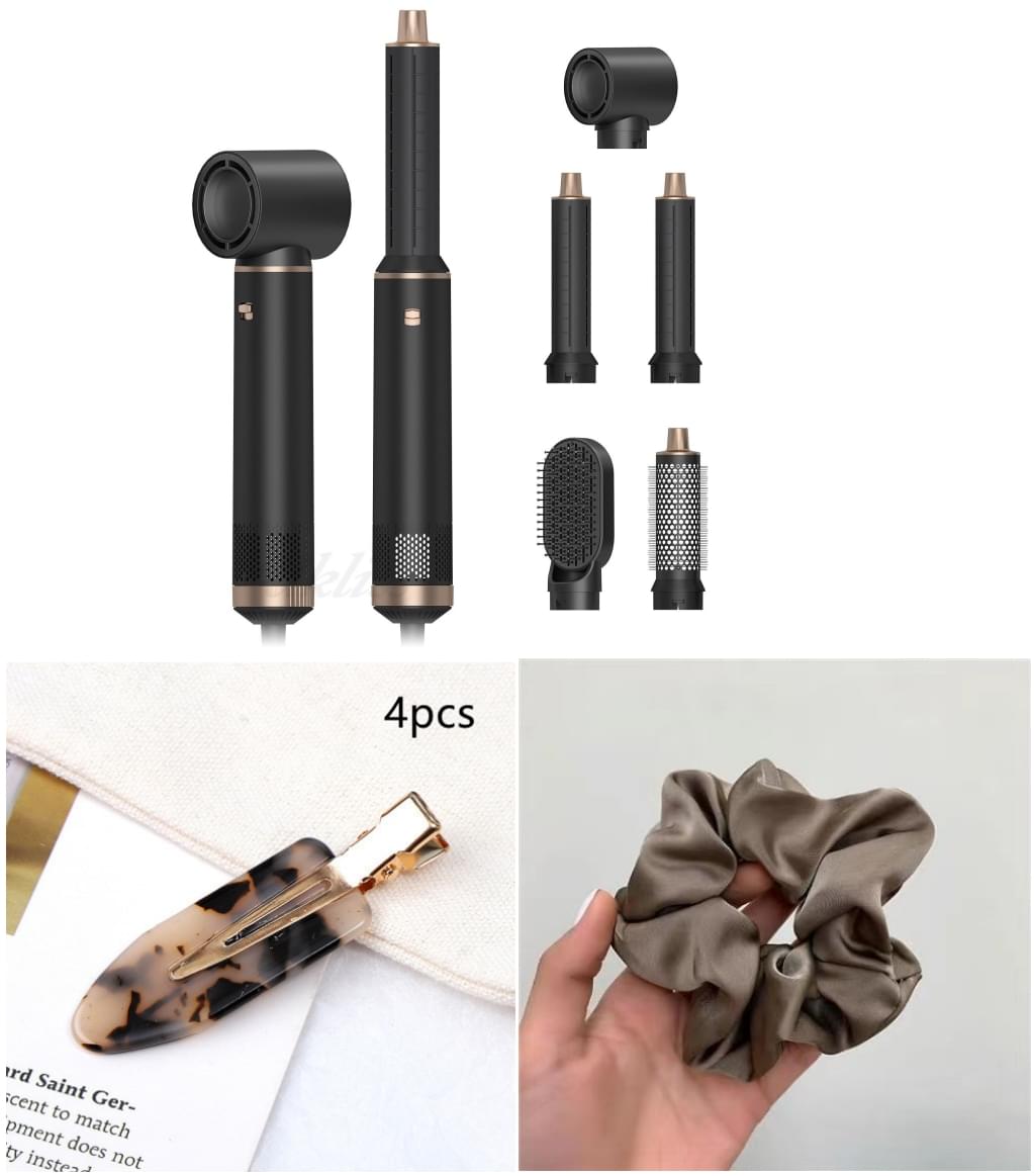 Multifunctional Five-in-one Noise Reduction Modeling Hair Curler.