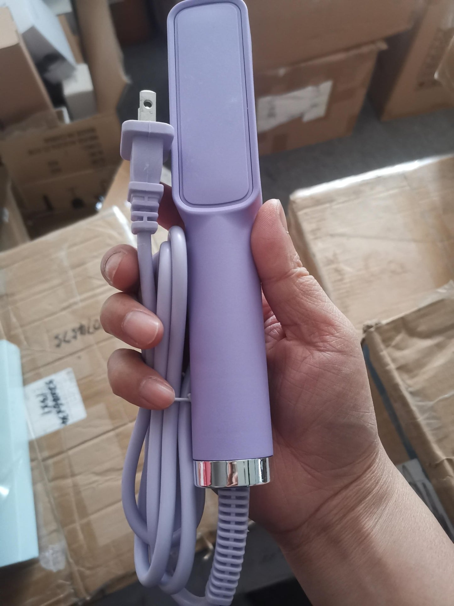 Straight Hair Comb Electric Hot Comb Straight Curly Hair Two-in-one Comb Three-speed Temperature For Different Needs.