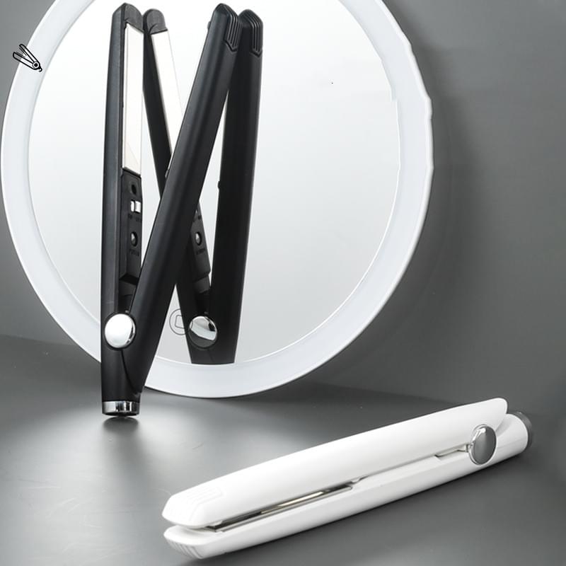Usb Interface Mini Hair Curler And Straightener Dual-use Hair Curler.