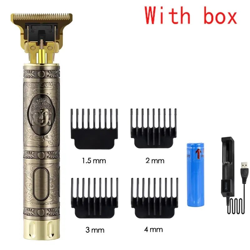 2023 T9 Hair Trimmer Barber Hair Clipper Cordless Hair Cutting Machine Beard Trimmer Shaving Machine Electric Razor Men Shaver.