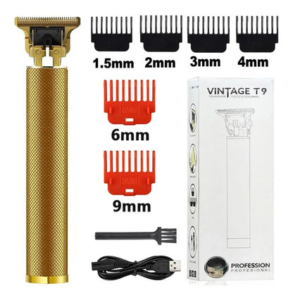 2023 T9 Hair Trimmer Barber Hair Clipper Cordless Hair Cutting Machine Beard Trimmer Shaving Machine Electric Razor Men Shaver - Lux Mart London