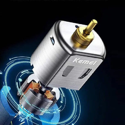 2026 New Year, New Look! Kemei Professional Hair Clipper & Trimmer for Men, T-Blade Zero-Gap Edger, Cordless Slimline Design, Ho.