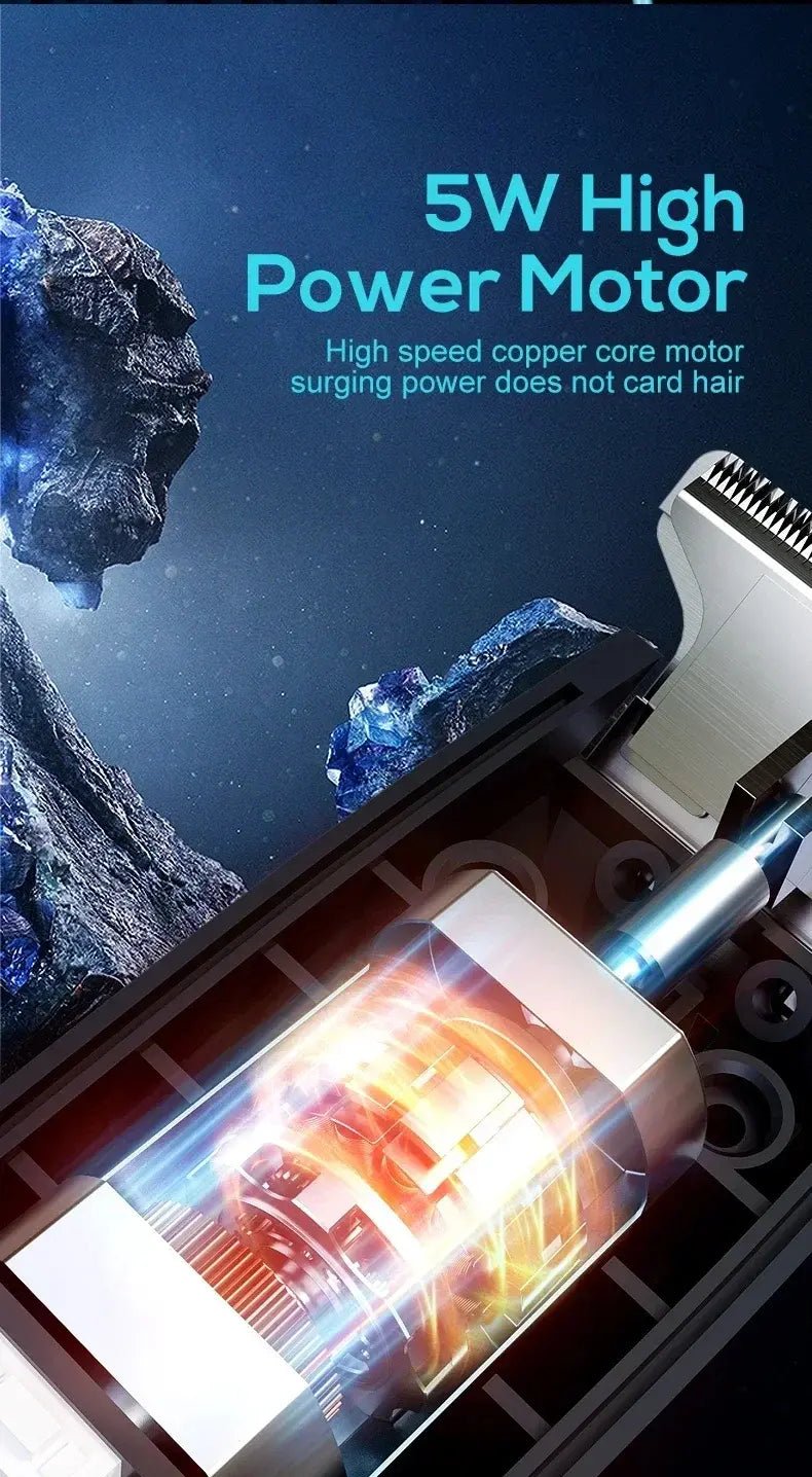 2026New Electric Hair Clipper Hair Trimmer for Men Body Groomer & Pubic Waterproof Hair Trimmer Replaceable Ceramic Blade.
