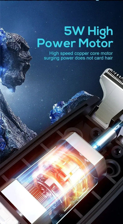 2026New Electric Hair Clipper Hair Trimmer for Men Body Groomer & Pubic Waterproof Hair Trimmer Replaceable Ceramic Blade.