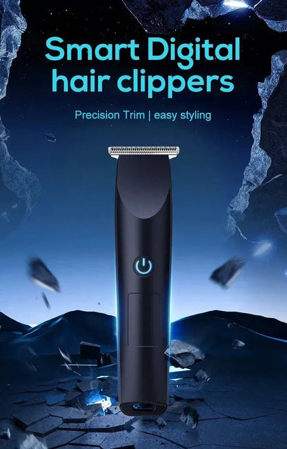 2026New Electric Hair Clipper Hair Trimmer for Men Body Groomer & Pubic Waterproof Hair Trimmer Replaceable Ceramic Blade.