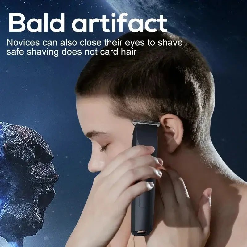 2026New Electric Hair Clipper Hair Trimmer for Men Body Groomer & Pubic Waterproof Hair Trimmer Replaceable Ceramic Blade.