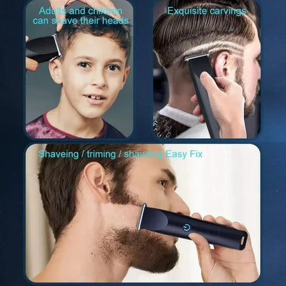 2026New Electric Hair Clipper Hair Trimmer for Men Body Groomer & Pubic Waterproof Hair Trimmer Replaceable Ceramic Blade.