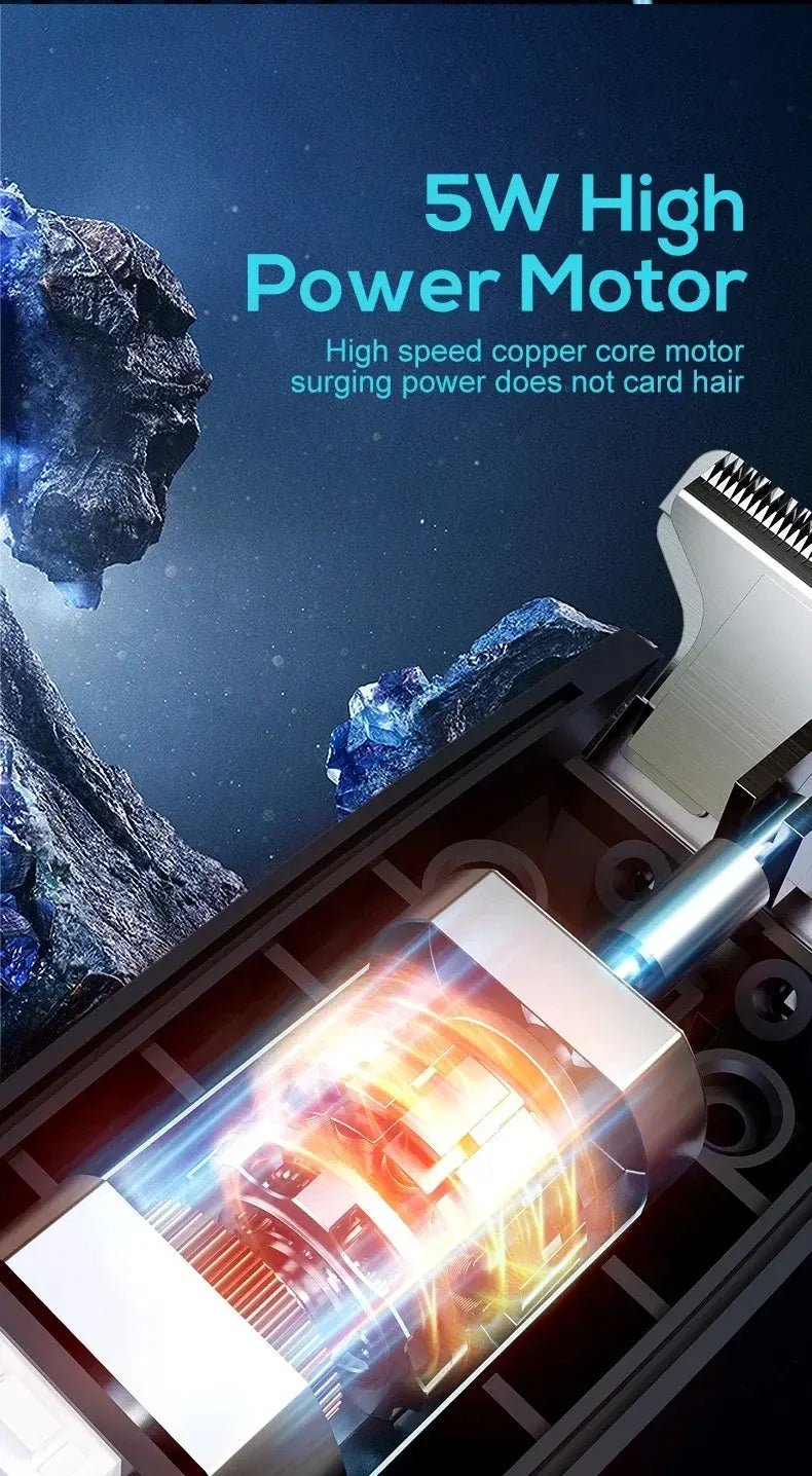 2026New Electric Hair Clipper Hair Trimmer for Men Body Groomer & Pubic Waterproof Hair Trimmer Replaceable Ceramic Blade.