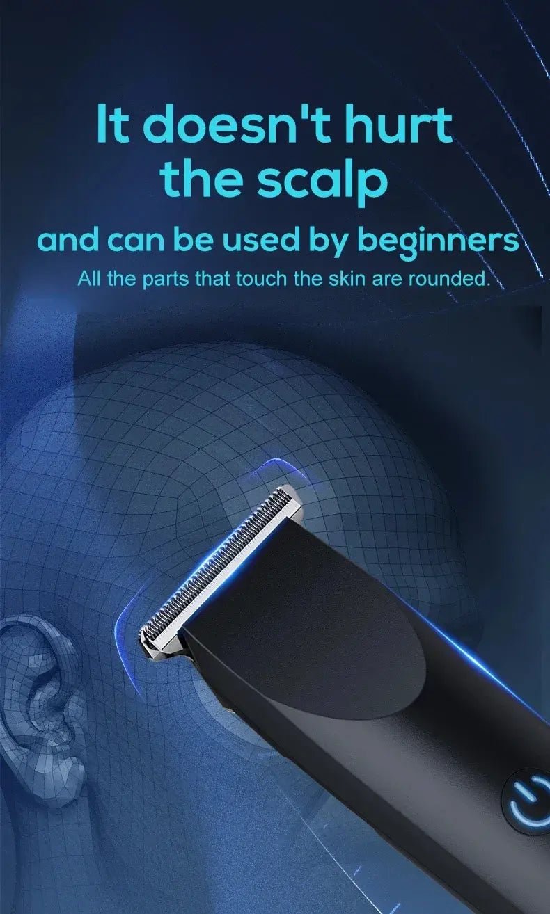 2026New Electric Hair Clipper Hair Trimmer for Men Body Groomer & Pubic Waterproof Hair Trimmer Replaceable Ceramic Blade.