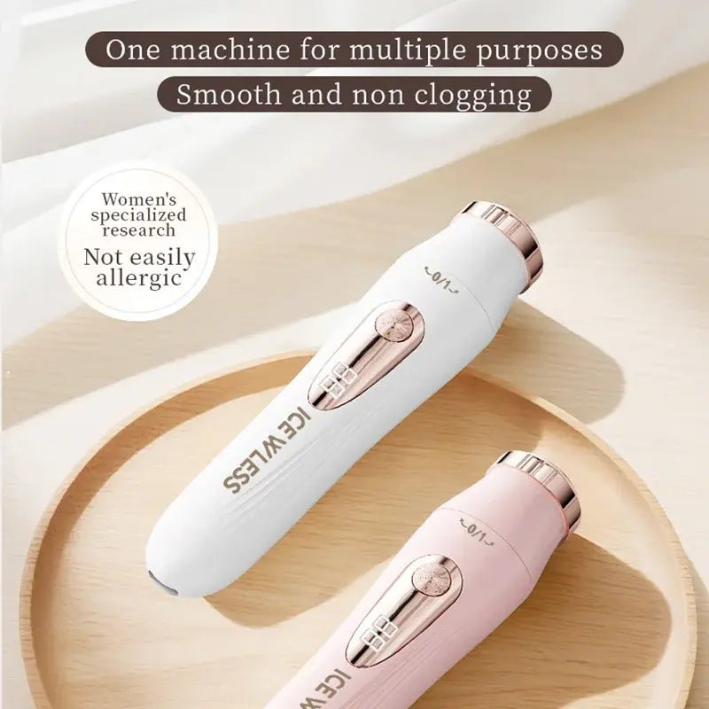 3-in-1 hair trimmer, electric digital hair trimmer, women's bikini hair remover, suitable for eyebrows, armpits, and body.