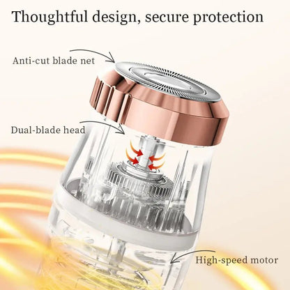 3-in-1 hair trimmer, electric digital hair trimmer, women's bikini hair remover, suitable for eyebrows, armpits, and body.