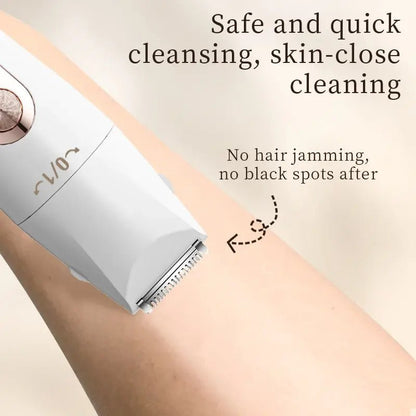 3-in-1 hair trimmer, electric digital hair trimmer, women's bikini hair remover, suitable for eyebrows, armpits, and body.