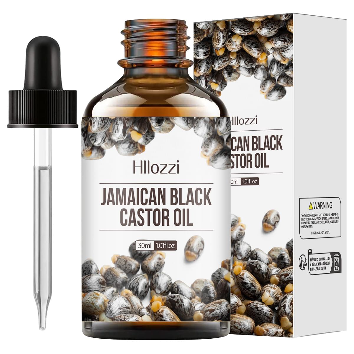 30ml Organic  Oil Aromatherapy Massage Aromatic Skin Care Castor Oil.