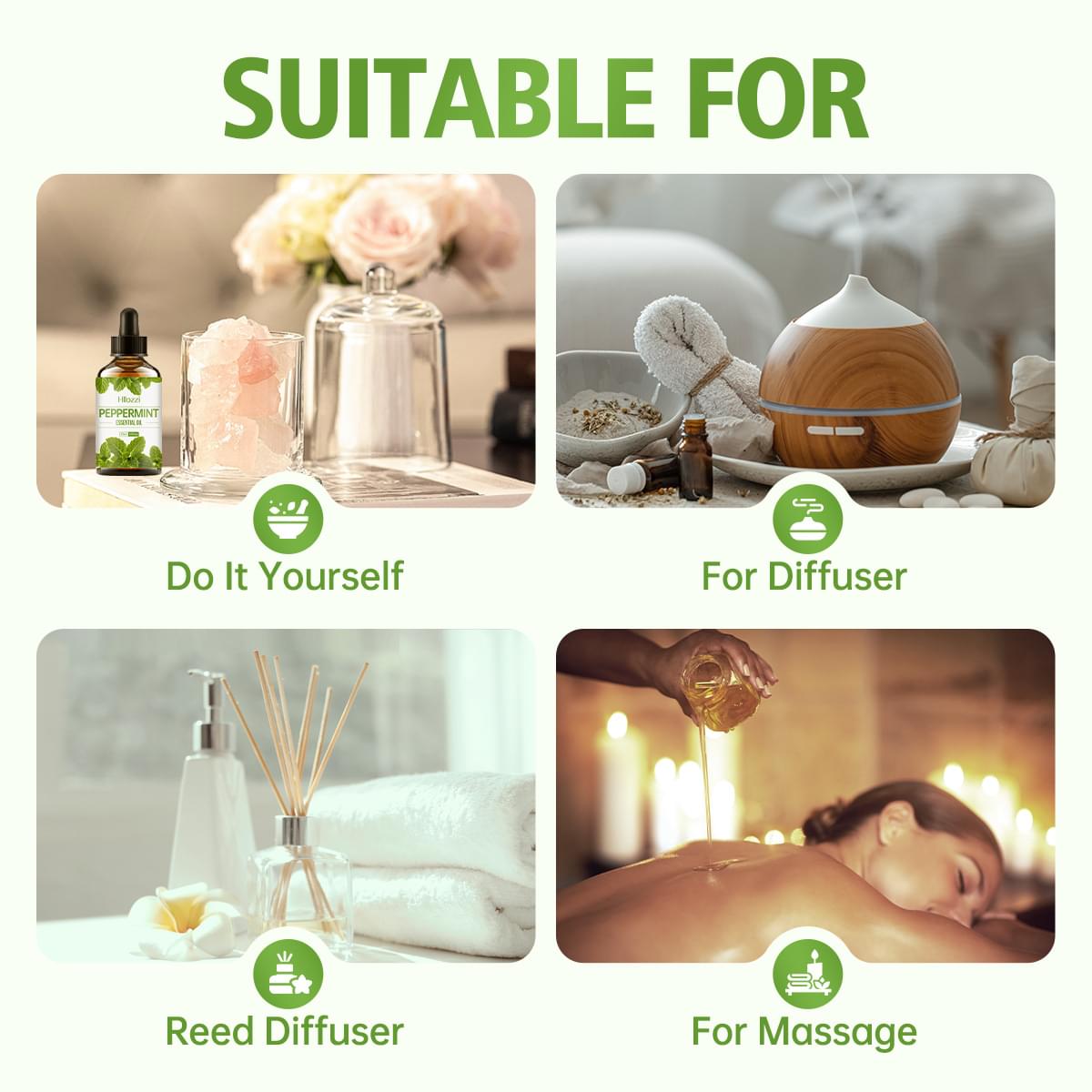 30ml Organic  Oil Aromatherapy Massage Aromatic Skin Care Castor Oil.