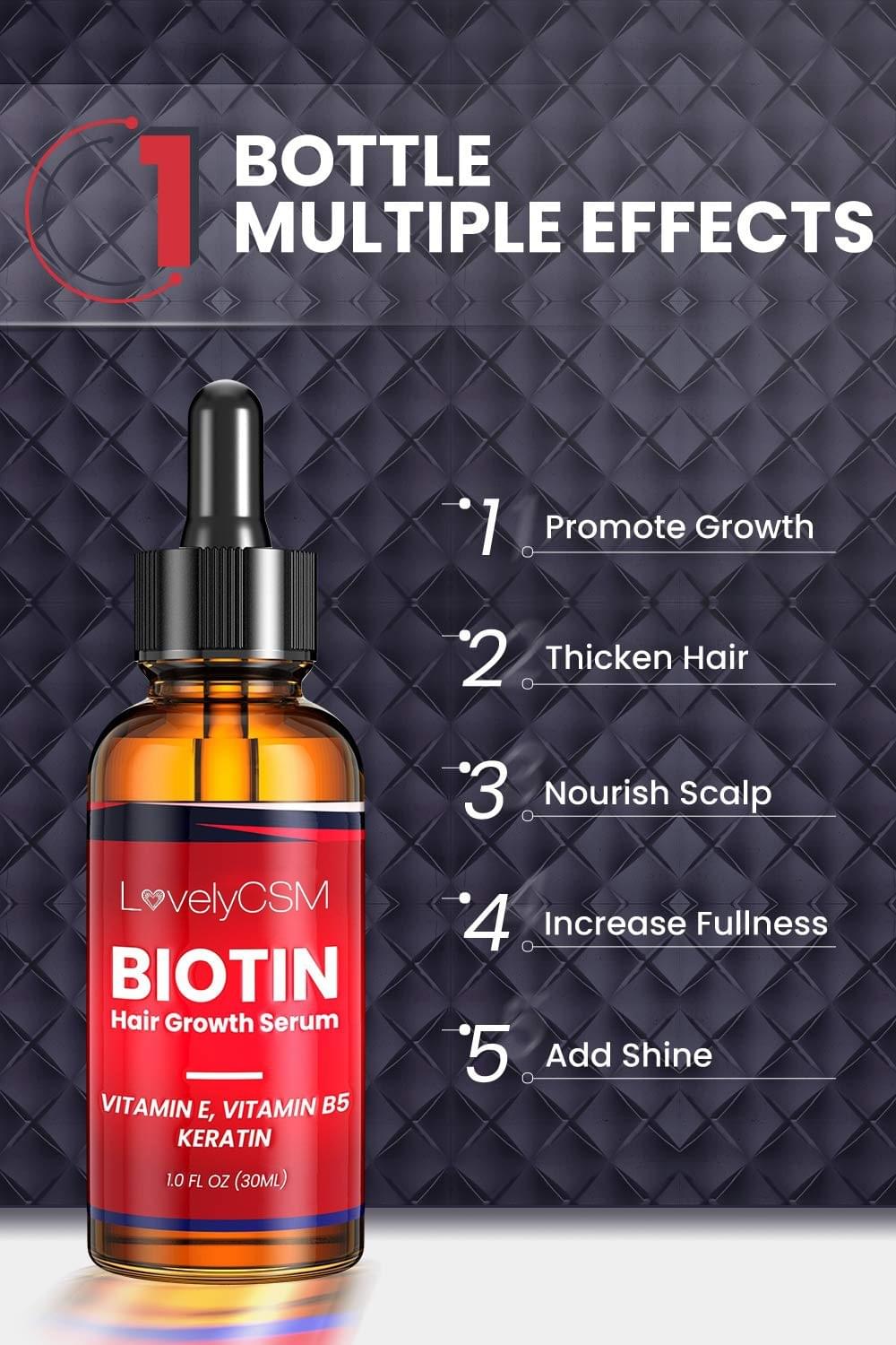 Anti-hair Loss Serum Ginger Oil Serum Hair Regeneration Care Biotin.