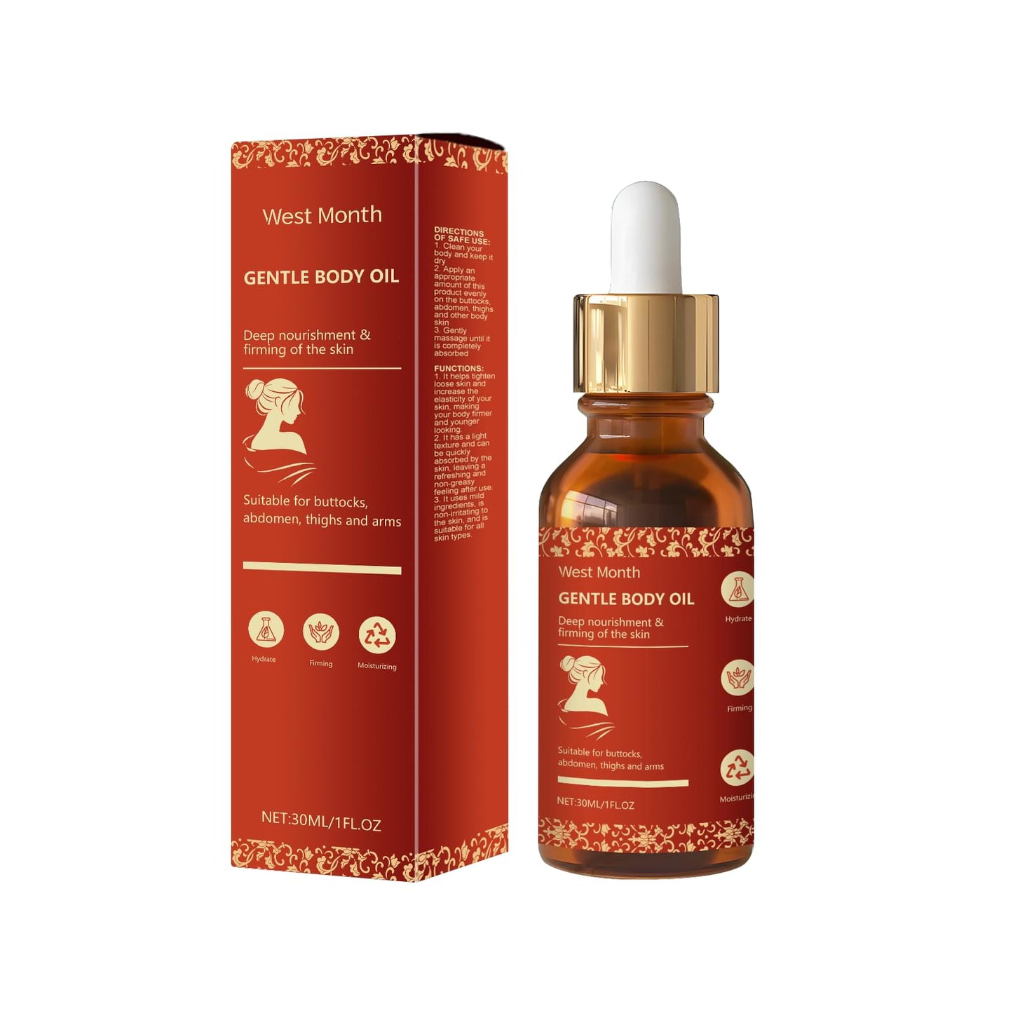 Anti Wrinkle Moisturizing Body Oil.