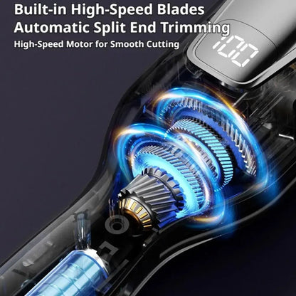 Automatic Split End Hair Trimmer Damaged Hair Cutter No Hurt Hair Repair Frizzy Dry Split Ends Straight Smooth Hair Styling Tool - Lux Mart London