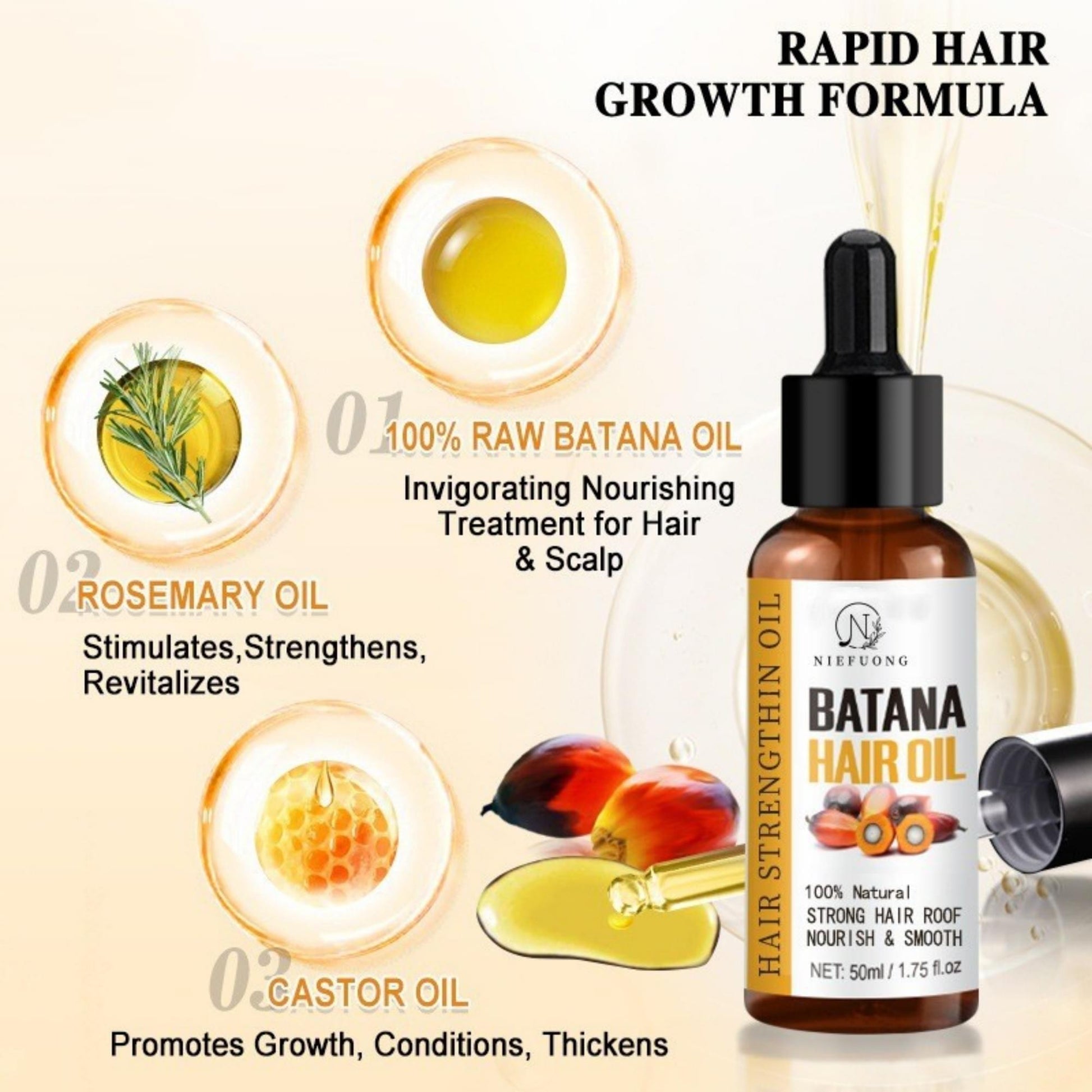 Batana Oil 50ml Hair Care.