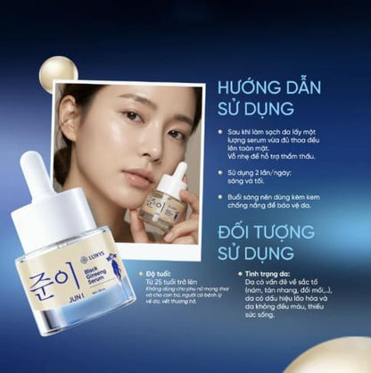 Black Ginseng Serum Brightens Tone Fades Spots And Acne Marks And Smoothes The Skin.