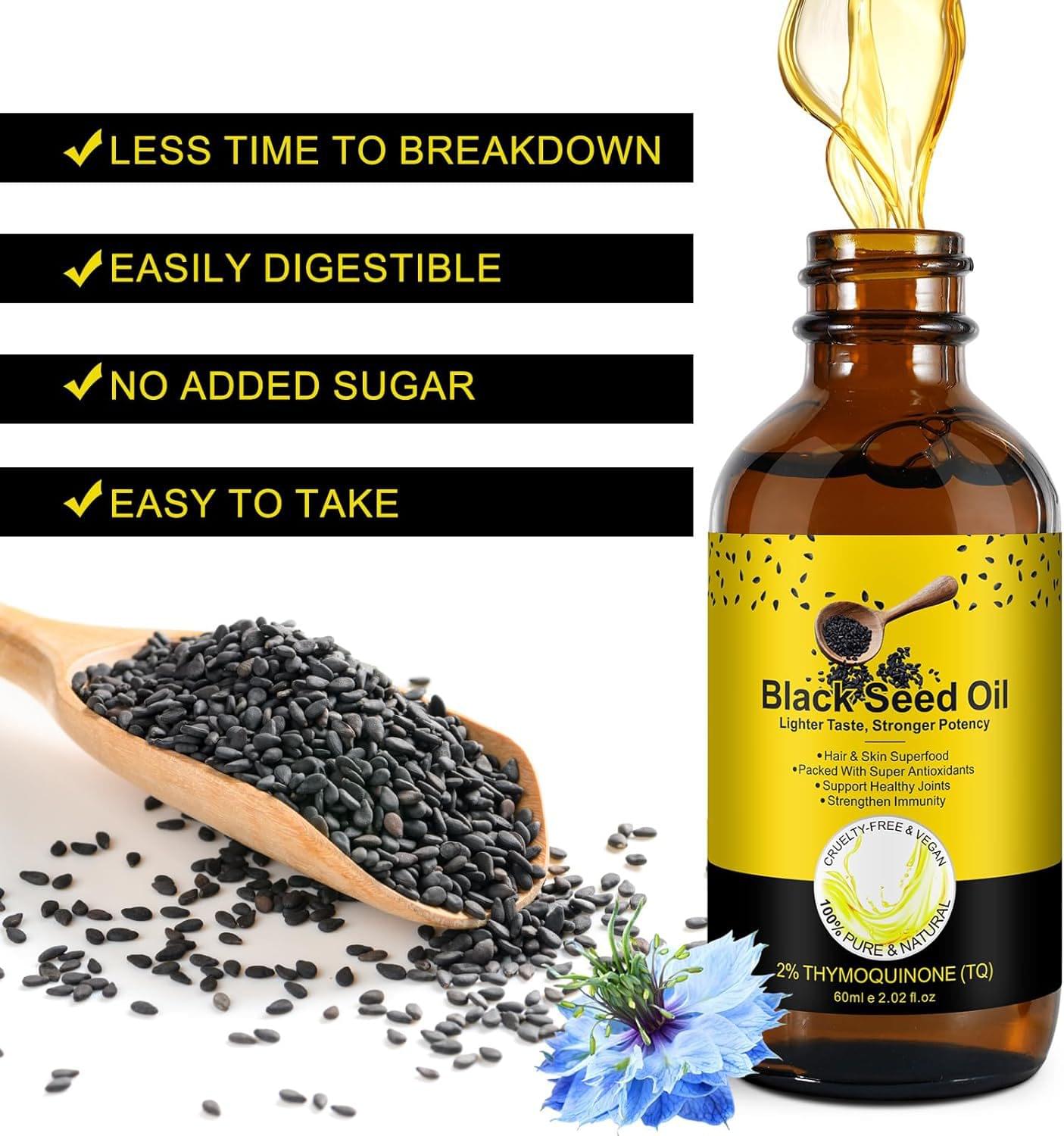 Black Seed Oil Drops Vitamin.