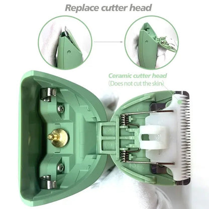 Body Hair Trimmer Shaver for Men Ball Trimmer for Groin Pubic Replaceable Ceramic Blade Groomer Electric Razor Waterproof Clippe.