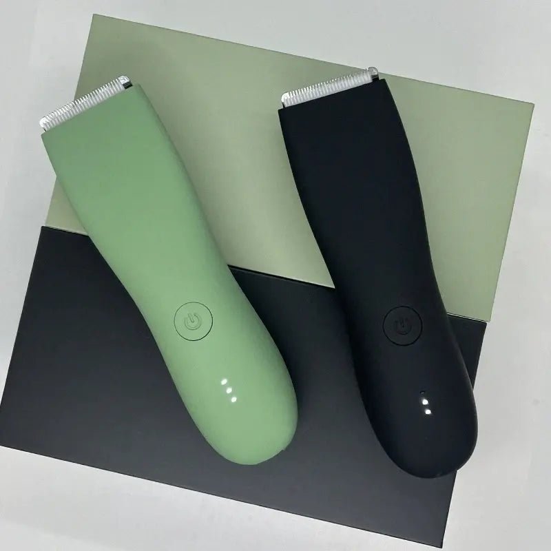 Body Hair Trimmer Shaver for Men Ball Trimmer for Groin Pubic Replaceable Ceramic Blade Groomer Electric Razor Waterproof Clippe.