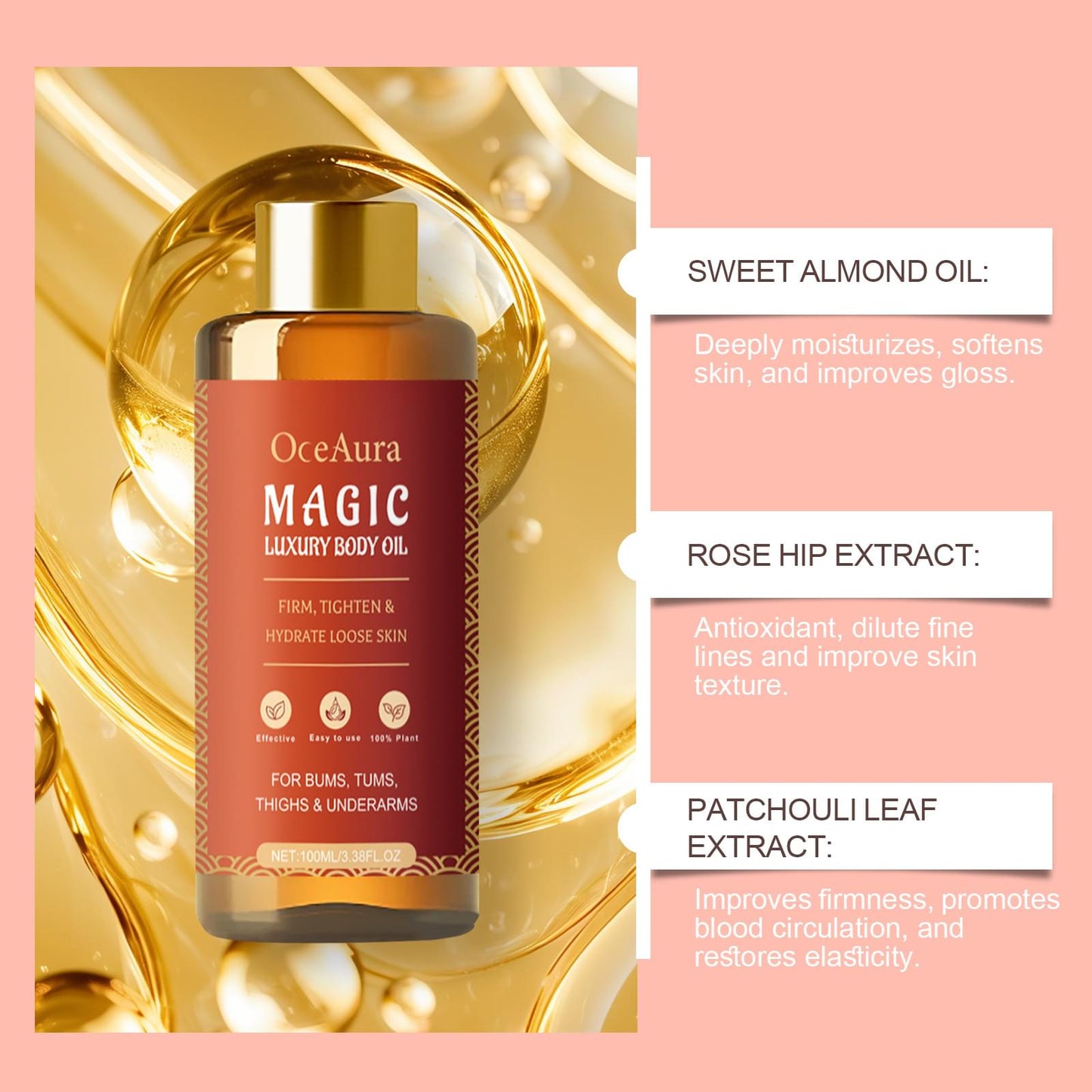 Body Moisturizing Skin Oil Hydrating.