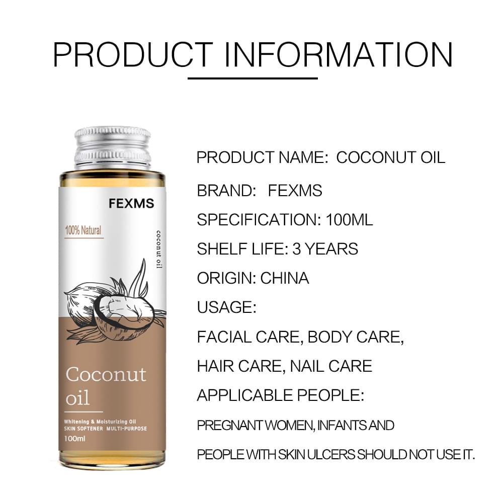 Coconut Skin Care Massage Body Care Essential Oil.