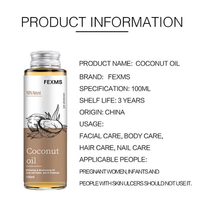 Coconut Skin Care Massage Body Care Essential Oil.