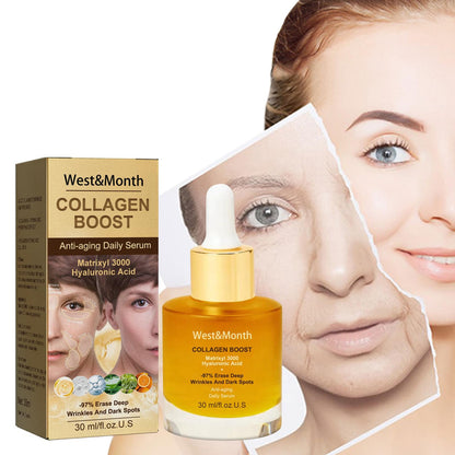 Collagen Anti-wrinkle Serum Lightens Spots Hydrates And Moisturizes.