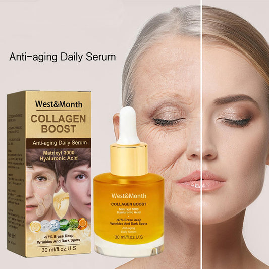 Collagen Anti-wrinkle Serum Lightens Spots Hydrates And Moisturizes.