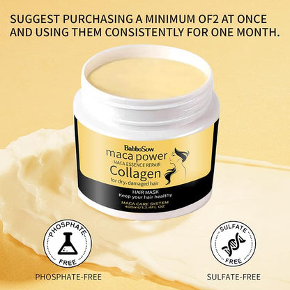 Collagen Hair Mask Nuts Oil Hair Conditioner.