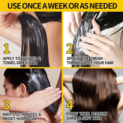 Collagen Hair Mask Nuts Oil Hair Conditioner.