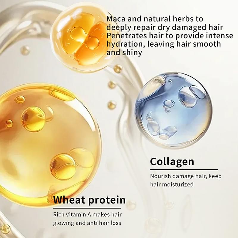 Collagen Hair Mask Nuts Oil Hair Conditioner.