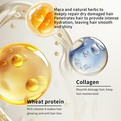 Collagen Hair Mask Nuts Oil Hair Conditioner.