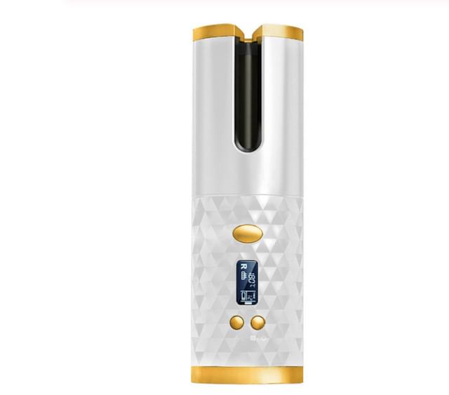 Cordless Automatic Hair Curler Iron Wireless Curling Iron.