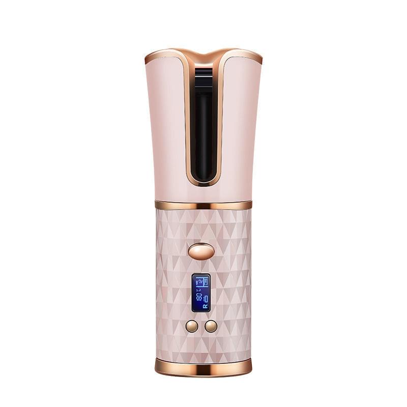 Cordless Automatic Hair Curler Iron Wireless Curling Iron.