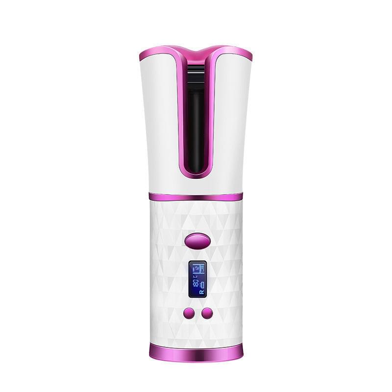 Cordless Automatic Hair Curler Iron Wireless Curling Iron.