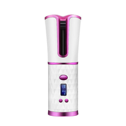 Cordless Automatic Hair Curler Iron Wireless Curling Iron.