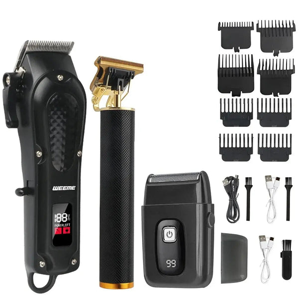 Cordless Electric Hair Cutting Machine Vintage Hair Clipper Portable Shaver Barber USB Fast Charging Hair Trimmer For Hairdresse.