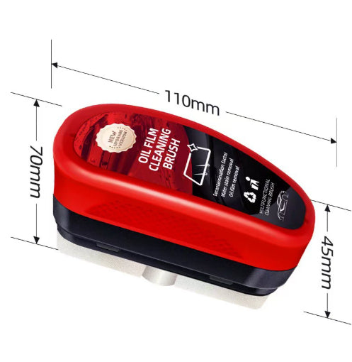 Automotive Oil Film Cleaning Brush Windshield Car Glass Sponge Cleaner Universal Removes Dirt Glass Cleaning Wipe Board Tool