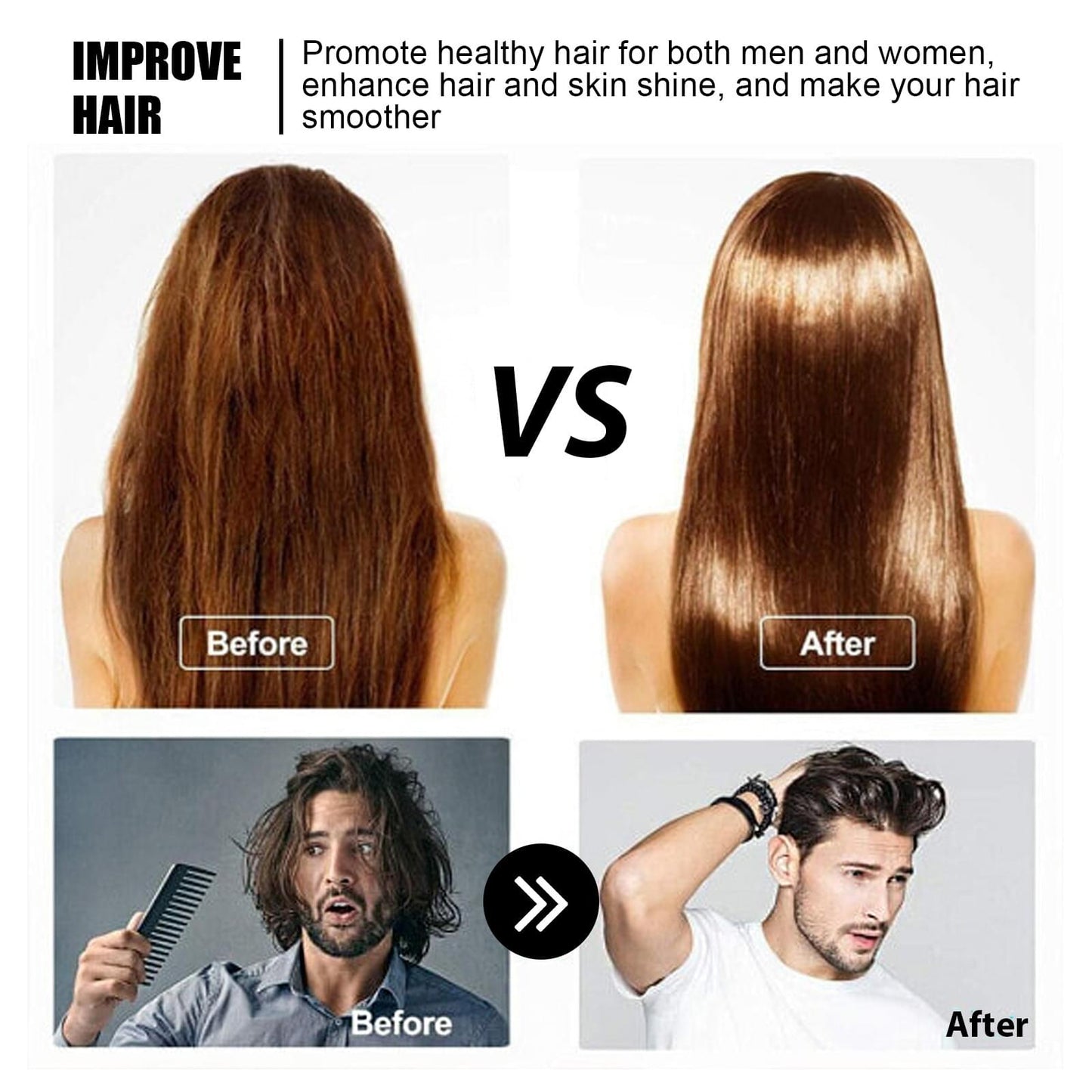Dense Hair Essential Oil Soft Anti-drop Tough Hair Fixing.
