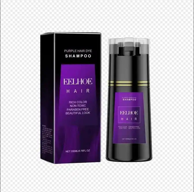DIY Hair Dye Shampoo For Long-lasting Color Development.
