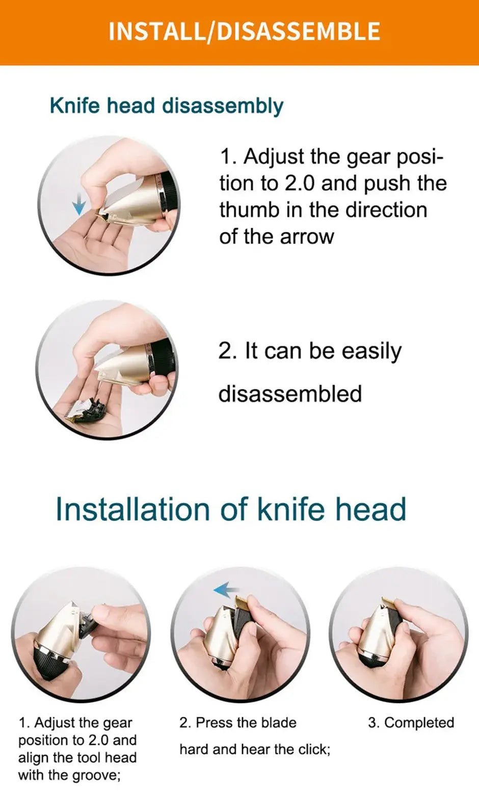 Dog Clipper Dog Hair Clippers Grooming (Pet/Cat/Dog/Rabbit) Haircut Trimmer Shaver Set PetsFader.