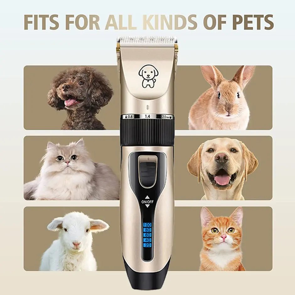 Dog Clipper Dog Hair Clippers Grooming (Pet/Cat/Dog/Rabbit) Haircut Trimmer Shaver Set PetsFader.