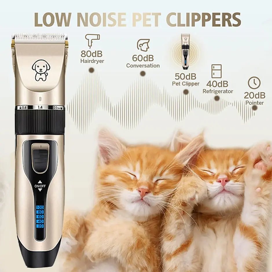 Dog Clipper Dog Hair Clippers Grooming (Pet/Cat/Dog/Rabbit) Haircut Trimmer Shaver Set PetsFader.
