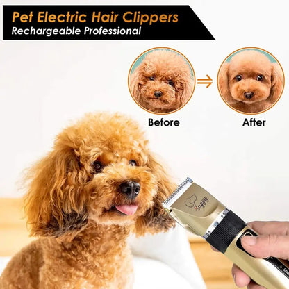 Dog Clipper Dog Hair Clippers Grooming (Pet/Cat/Dog/Rabbit) Haircut Trimmer Shaver Set PetsFader.