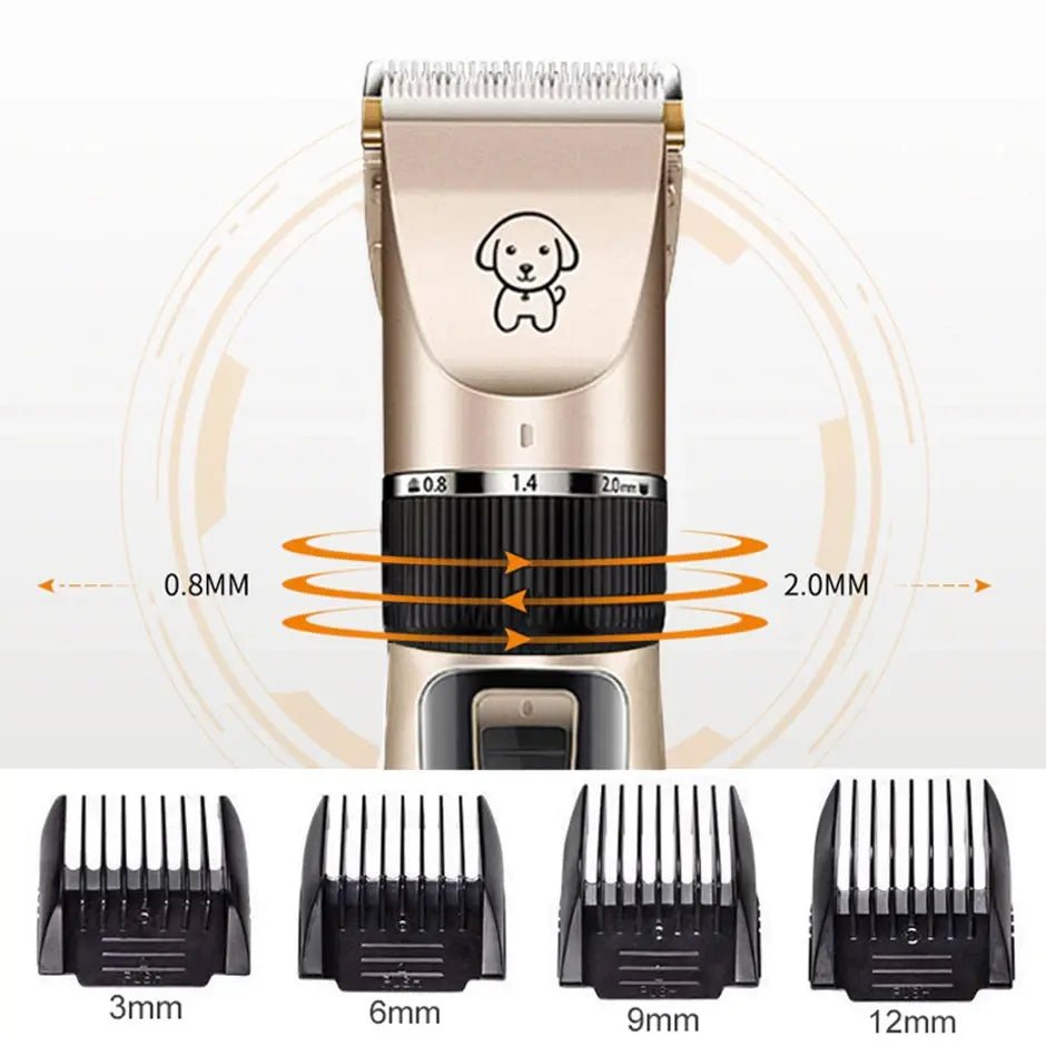 Dog Clipper Dog Hair Clippers Grooming (Pet/Cat/Dog/Rabbit) Haircut Trimmer Shaver Set PetsFader.